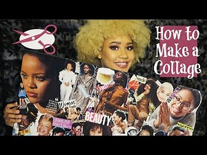 HOW TO: DIY Magazine Collage + Sealing with Mod Podge