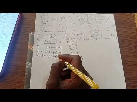 Tautology and contradiction.