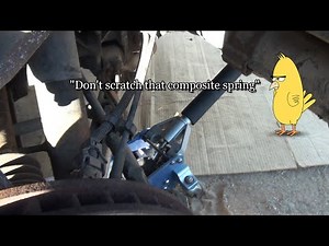 1998 Corvette Rear Leaf Spring Bushings Replace