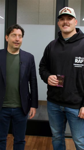 WYATT WANTS A 1/1 GOLD 👀 Get RAF trading cards here: https://shop.realamericanfreestyle.com/products/raf-trading-card-pack | RAF Wrestling