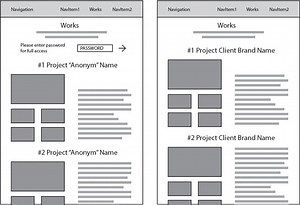Adding password login from to access password protected page from another standard page