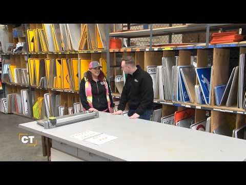 Behind the scenes of street sign design in Prince George