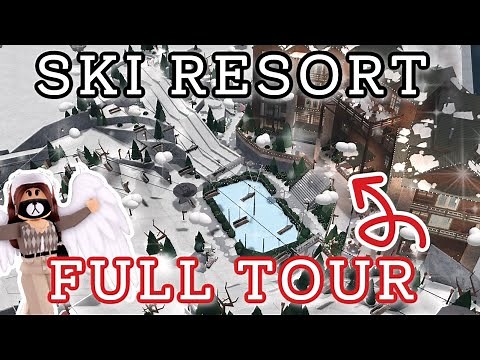 FULL TOUR of my Bloxburg SKI RESORT | BLOXBURG ROBLOX | ROBUILDS