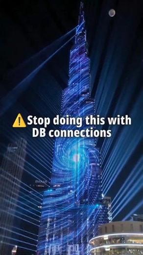 Day 10/365 🚀 Stop creating DB connections! What is Connection Pooling? Answer in comment👇🏻 #viral