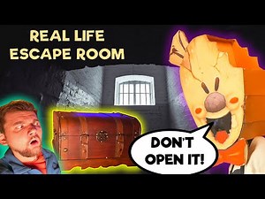 Ice Scream ROD Locked me in Real Life Escape Room - CYROX
