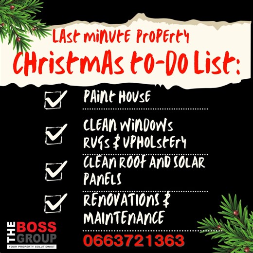 Get Your Home Summer-Ready for the Festive Season! With sunshine and the holidays around the corner, make sure your home is fresh, welcoming, and ready for guests. We’re here to help you prep for gatherings, braais, and family visits: ✅ Upholstery Cleaning – Refresh your couches and chairs for ultimate comfort. ✅ Window Washing – Enjoy crystal-clear views all season long. ✅ Painting (Interior & Exterior) – Give your home a fresh, vibrant new look. ✅ Roof & Gutter Cleaning – Keep everything tidy 