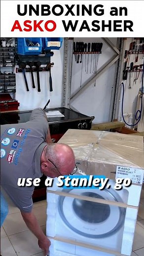 Easy Unboxing Tip for Washing Machines! Unboxing an ASKO W4096R.W.UK/1 Washing Machine