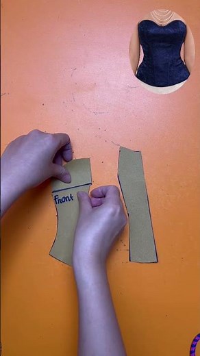 Figure-Hugging Corset Pattern Making Tutorial #sewing #diy #sewingtutorial #idealtopmaking #corset