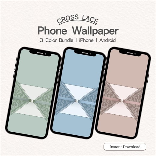 Lace Phone Wallpaper | Vintage Pearl Background (digital Download) - Etsy