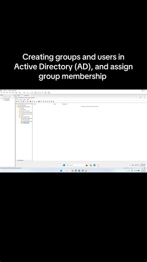 Task-02 Creating Users & Groups in Active Directory #2026 #sydneyaustralia #fyp