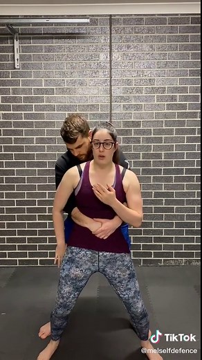 Self-Defense Technique: Bear Hug from Behind (Arms Free)