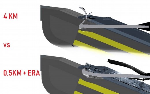 Kontakt-5 爆炸反应装甲对105mm M900 APFSDS的防护分析