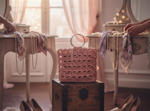 Mesh Bag Crochet Pattern PDF | Loop Stitch Crochet Handbag | Beginner Crochet Bag Pattern | Instant Download - Etsy UK