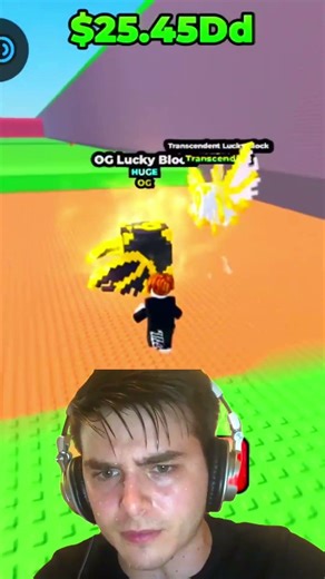 I Slowly Stole Infinity Lucky Block #roblox #luckblock #infinityluckyblock #tsunami #robloxgameplay