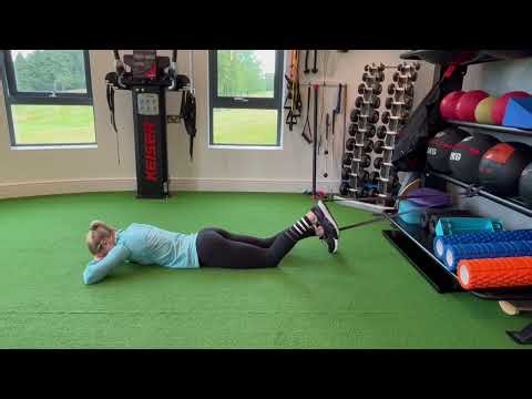 Prone Resisted Hamstring Band