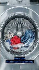 How does a washing machine clean clothes? 🌀