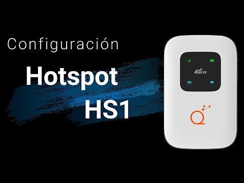 Hotspot HS1 Como entrar a configuración