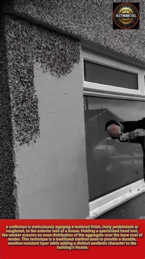 ACCESORY TOOL:Manual Tyrolean for professional roughcast wall texture#worktool#tool