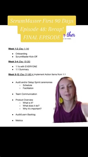 FINALE! - Join The Scrum Mother Newsletter to received updates about the upcoming book! Episode 48- ScrumMaster First 90 Days #scrummasterfirst90days #agile #scrum