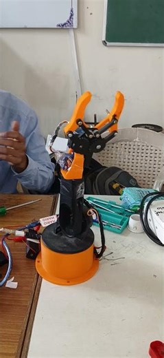 Control 4 Axis Robot from Mobile 📱🔥 | Bluetooth HC-05⚡⚡