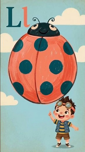 🔤 Letter L Song | L is for Lion, Lemon, Leaf, Ladybug, Lollipop | ABC Phonics for Toddlers #shorts