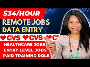 Work From Home Jobs: Data Entry, w/ CVS (Paid training, Customer Service) Healthcare
