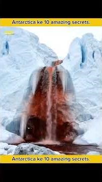 Antarctica ke 10 amazing secrets. #antarctica #facts #secret
