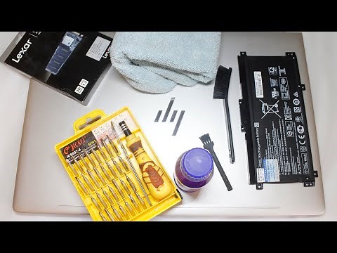 How to open up and upgrade an HP Envy 17t laptop
