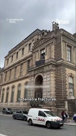 Braquage du Louvre : la fenêtre cassée devient une attraction touristique