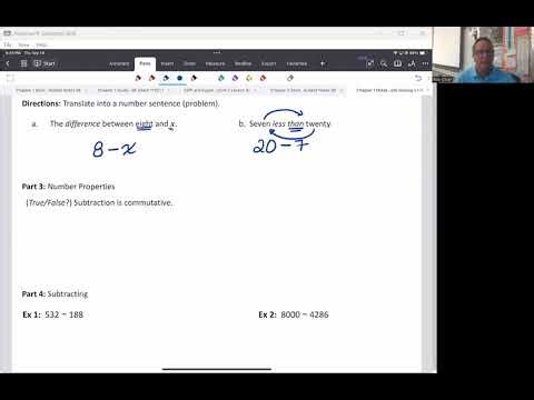 Chapter 1, Section 3 Guided Notes (Math 0461) Pre-Algebra