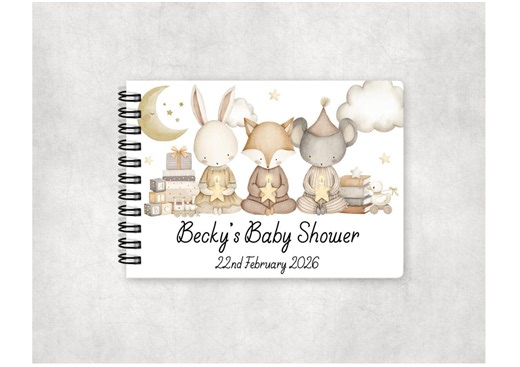 Personalised Baby Shower Guest Book | Keepsake Photo Album, Message Book for Mummy to Be - Etsy