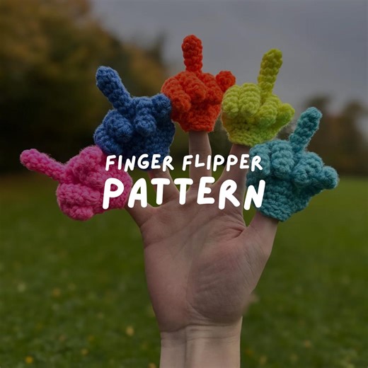 Crochet Cursed Finger Flipper Pattern - Etsy