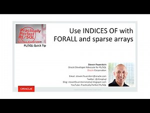 Using FORALL - INDICES OF with sparse arrays