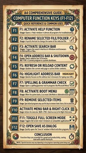 Function keys!#ssc #shorts #lekhpal #rrbntpc