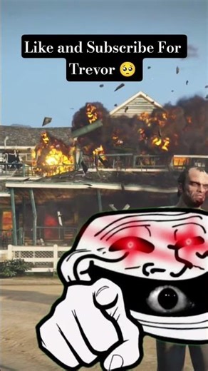 Trevor’s House Explosion 💥 | GTA 5 Emoji Jump Scare 😳🔥