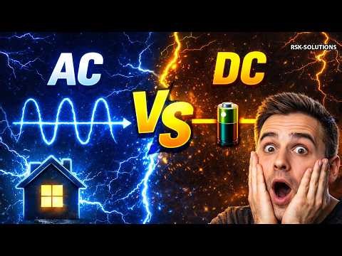 AC vs DC Current – What’s the Difference? Simple Explanation#acvsdc#electricalbasics #directcurrent