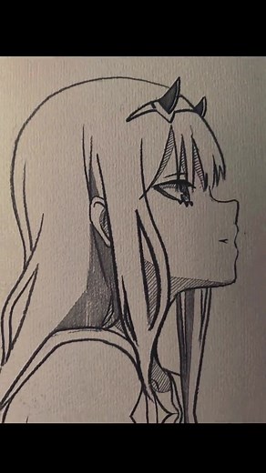 Zero Two Drawing Tutorial - Step by Step Guide