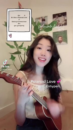 Enhypen Polaroid Love Ukulele Cover Chords Tutorial