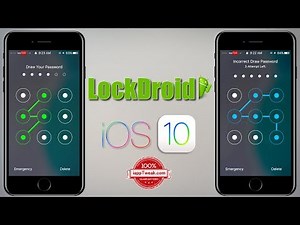 LockDroid Tweak Brings Android Pattern Lock Screen To iOS 10