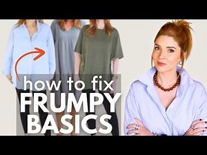 How to Transform FRUMPY + Boring Basics with *5 EASY Fixes*!
