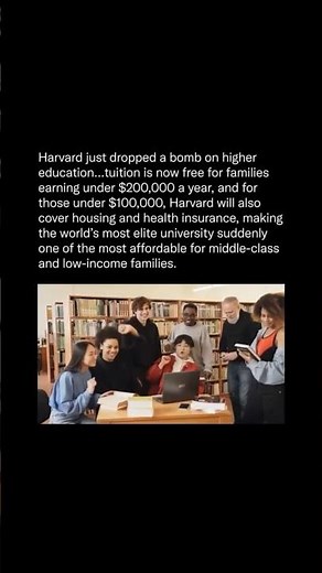 Harvard Just Made College “Free” for Most Americans