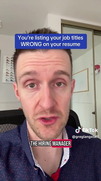 How to List Job Titles Correctly on Your Resume