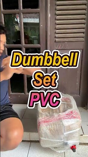 UNBOXING PVC DUMBBELL SET | Perfect for Home Workouts! 💪