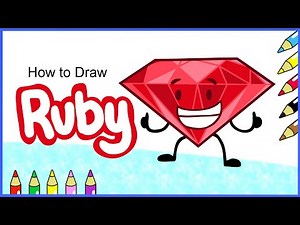 Drawing Ruby BFDI 🥰, | Easy
