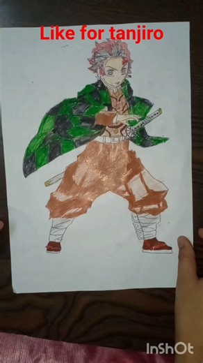 kamado tanjiro drawing #drawing #art #viral