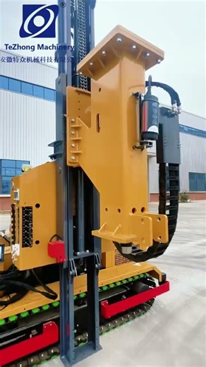 solar pile driver #solarpiledriver