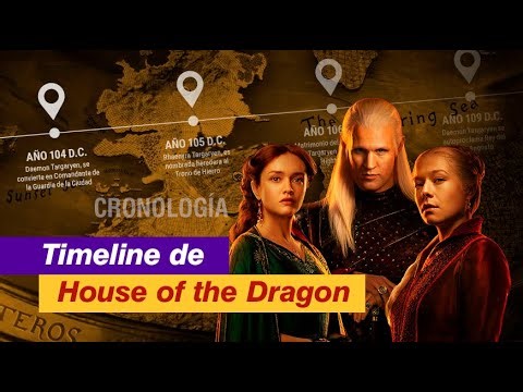 🕙 Línea de tiempo de House of the Dragon según 'Fuego y Sangre' 🐲👑