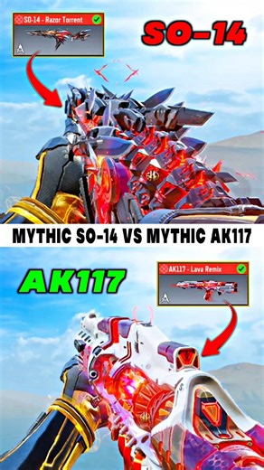 Mythic SO-14 Vs FREE Mythic AK117 In CODM