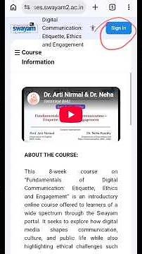 Steps to follow to enroll in SWAYAM course.