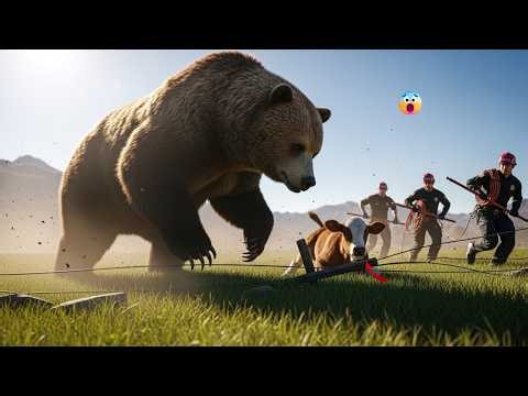 Giant Snake Attacks Farm Calf — Heroic Rescue Turns the Tide